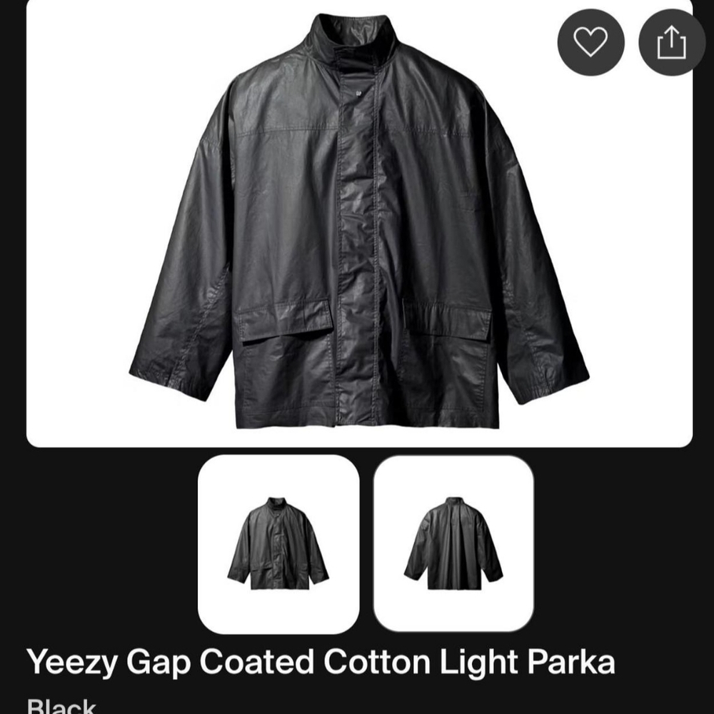 Yeezy Coated Cotton Parka